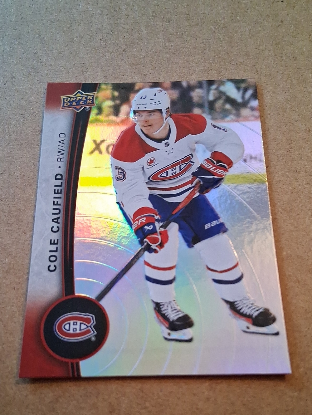 Cole Caufield Montreal Canadiens NHL Hockey Trading Cards & Stickers HABS